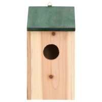 vidaXL Bird Houses 10 pcs Solid Firwood 4.7