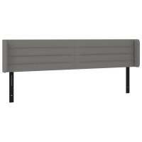 vidaXL Headboard with Ears Dark Gray 79.9