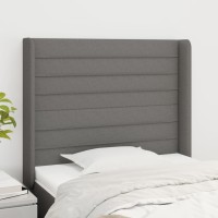 vidaXL Headboard with Ears Dark Gray 40.6