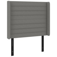 vidaXL Headboard with Ears Dark Gray 40.6