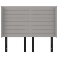 vidaXL Headboard with Ears Light Gray 57.9