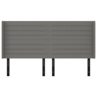 vidaXL Headboard with Ears Dark Gray 64.2