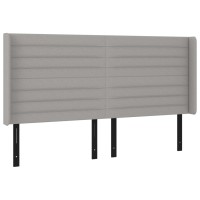 vidaXL Headboard with Ears Light Gray 72