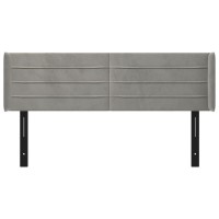 vidaXL Headboard with Ears Light Gray 57.9