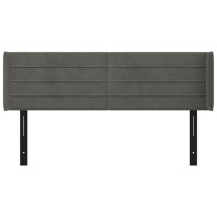 vidaXL Headboard with Ears Dark Gray 57.9