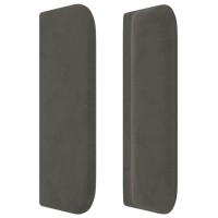 vidaXL Headboard with Ears Dark Gray 64.2