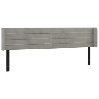 vidaXL Headboard with Ears Light Gray 79.9