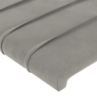 vidaXL Headboard with Ears Light Gray 40.6