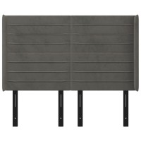 vidaXL Headboard with Ears Dark Gray 57.9