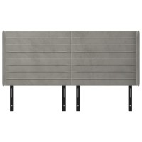 vidaXL Headboard with Ears Light Gray 72