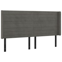 vidaXL Headboard with Ears Dark Gray 72