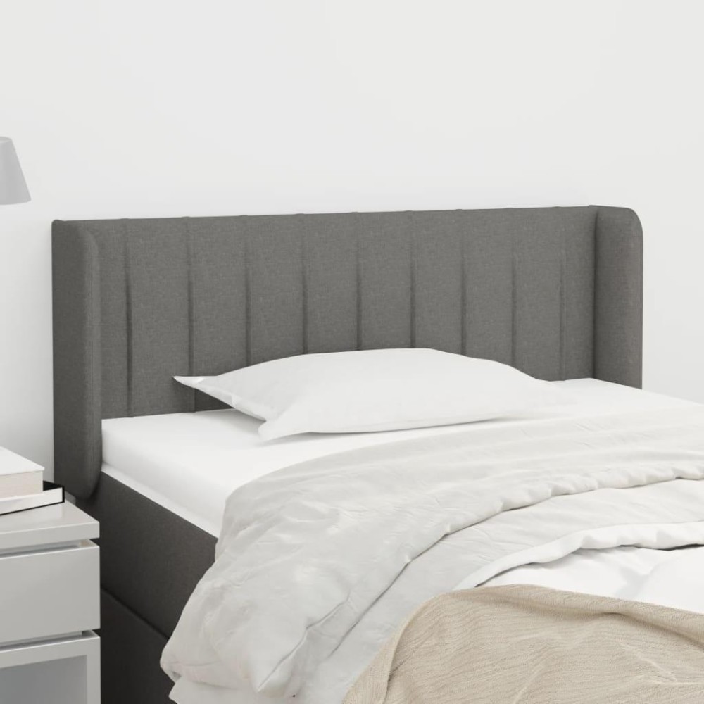 vidaXL Headboard with Ears Dark Gray 40.6