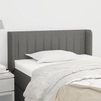 vidaXL Headboard with Ears Dark Gray 40.6