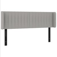 vidaXL Headboard with Ears Light Gray 57.9