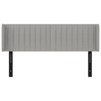 vidaXL Headboard with Ears Light Gray 57.9