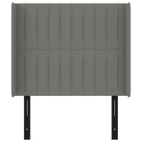 vidaXL Headboard with Ears Dark Gray 40.6