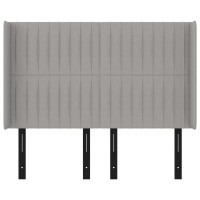 vidaXL Headboard with Ears Light Gray 57.9