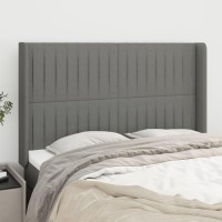 vidaXL Headboard with Ears Dark Gray 57.9