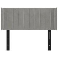 vidaXL Headboard with Ears Light Gray 40.6