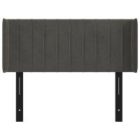 vidaXL Headboard with Ears Dark Gray 40.6