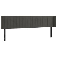 vidaXL Headboard with Ears Dark Gray 72