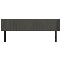 vidaXL Headboard with Ears Dark Gray 72