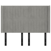 vidaXL Headboard with Ears Light Gray 57.9