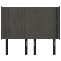 vidaXL Headboard with Ears Dark Gray 57.9