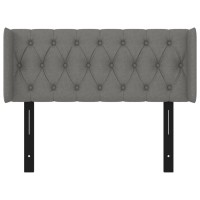 vidaXL Headboard with Ears Dark Gray 40.6