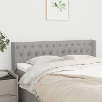 vidaXL Headboard with Ears Light Gray 57.9