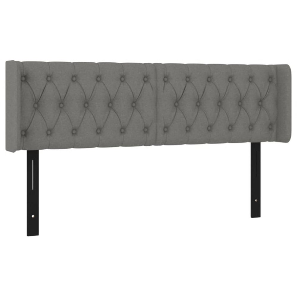 vidaXL Headboard with Ears Dark Gray 57.9