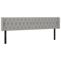 vidaXL Headboard with Ears Light Gray 72