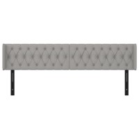 vidaXL Headboard with Ears Light Gray 72