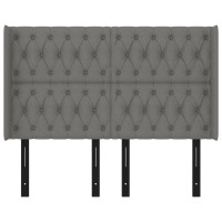 vidaXL Headboard with Ears Dark Gray 57.9