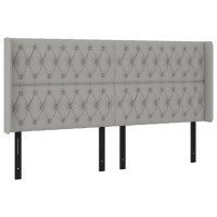 vidaXL Headboard with Ears Light Gray 79.9