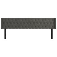 vidaXL Headboard with Ears Dark Gray 72