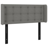 vidaXL Headboard with Ears Dark Gray 40.6