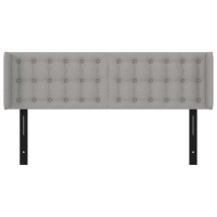 vidaXL Headboard with Ears Light Gray 57.9