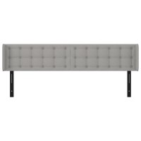 vidaXL Headboard with Ears Light Gray 64.2