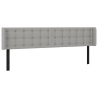 vidaXL Headboard with Ears Light Gray 72