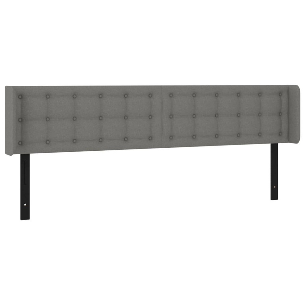 vidaXL Headboard with Ears Dark Gray 72