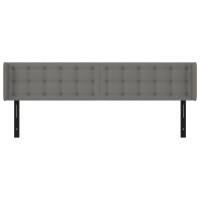 vidaXL Headboard with Ears Dark Gray 72