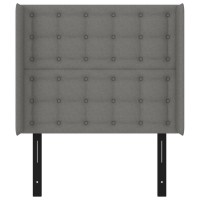 vidaXL Headboard with Ears Dark Gray 40.6