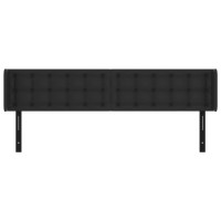 vidaXL Headboard with Ears Black 64.2