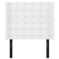 vidaXL Headboard with Ears White 40.6