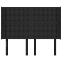 vidaXL Headboard with Ears Black 57.9