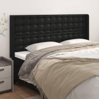 vidaXL Headboard with Ears Black 64.2