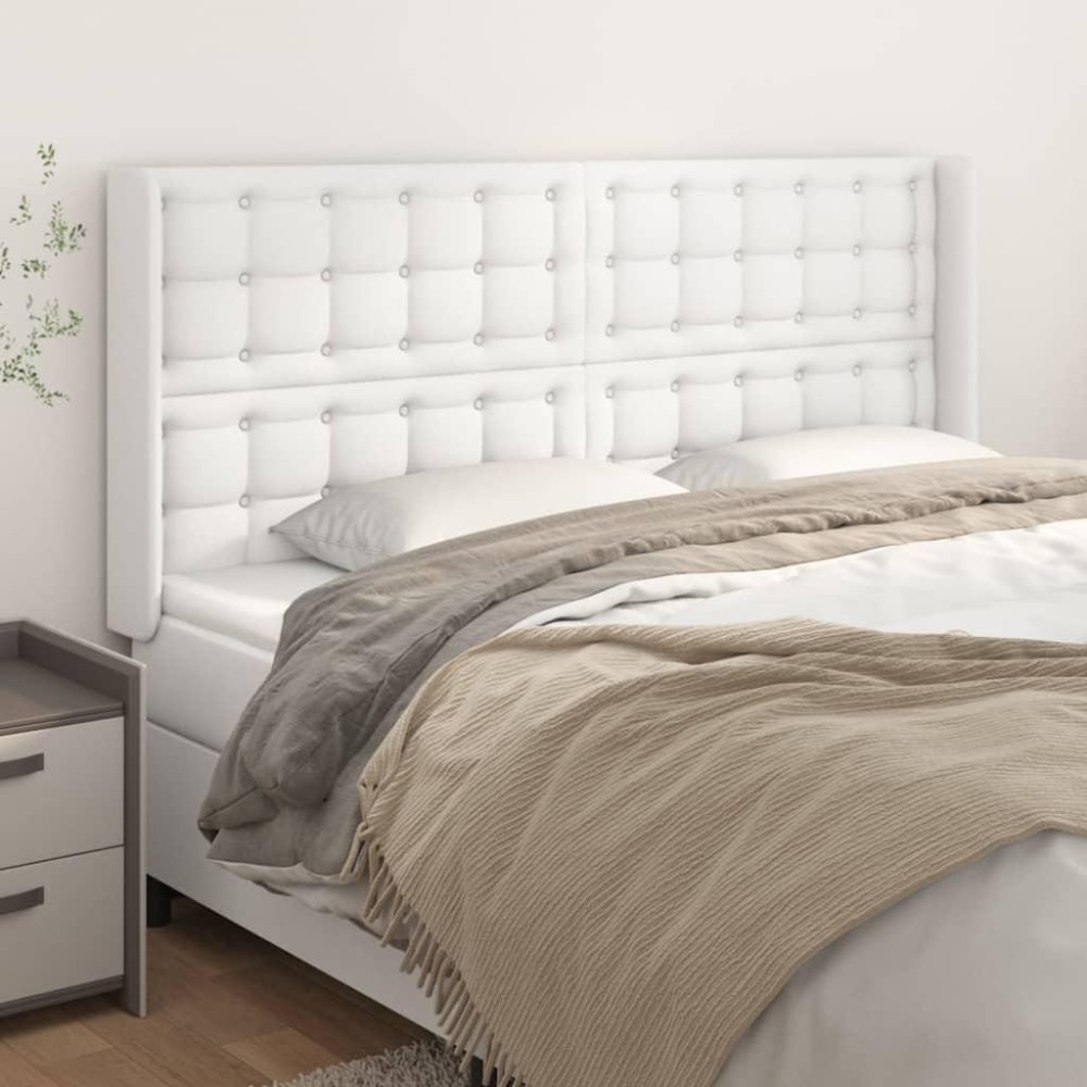 vidaXL Headboard with Ears White 72