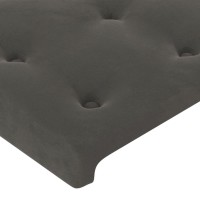 vidaXL Headboard with Ears Dark Gray 64.2