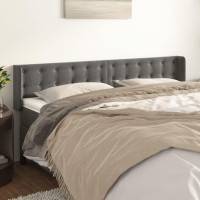 vidaXL Headboard with Ears Dark Gray 72